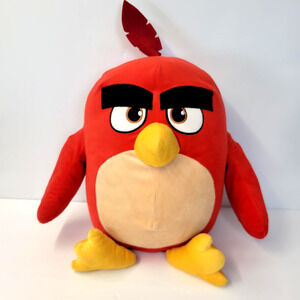 Angry Birds Red Bird Plush 20" Long Stuffed AnimalToy Jay Franco 2016 Colorful